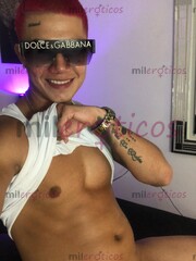 GIGOLO SUPER SEXY PELI ROJO CON GANAS DE HACER TRAVESURAS SIN PARAR . - FOTO 1