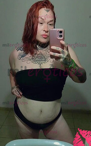 PIEL SÚPER BLANCA, SUAVE Y MUY TATUADA , FANTASÍA O GUSTO , TE ESTOY ESPERANDO! - FOTO 9