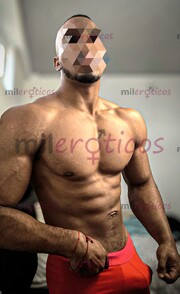 SCORT MORENO DOTADO VERGON Y MUSCULOSO DEJAME LLENARTE DE PLACER - FOTO 5