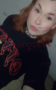 UNA ROCKERA, TATUADA , SUPER BLANCA, ESPERANDO POR TI ! - FOTO 1