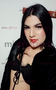 CHICA TRANS SUPER CALIENTE COMPLACIENTE EN LA CAMA DISPONIBLE PARA TI - FOTO 1