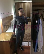 CHICHO PETIT NALGON DELEGADO DE GYM CON VERGA LLENA DE LECHE - FOTO 10