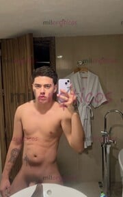 TE BAÑO DE LECHE MORRITO DE 19 AÑOS OJOS AZULES - FOTO 7