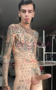 FLACO ACTIVO VERGON TATUADO MORBOSO CON SITIO - FOTO 6