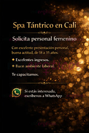 BUSCAMOS MASAJISTA FEMENINA PARA MASAJES ERÓTICOS Y SENSORIALES EN CALI - FOTO 9