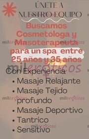 SE SOLICITA COSMETOLOGA Y MASOTERAPEUTA CERTIFICADA - FOTO 5