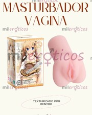 MASTURBADOR VAGINA TEXTURIZADO SILICONA MEDICA - FOTO 8