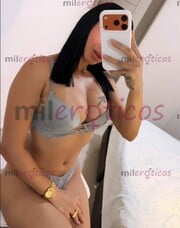 FLACA SEXY PELI NEGRA CON SENOS LINDOS NATURAL - FOTO 9