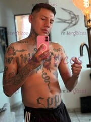 CHAKAL MORENO TATUADO Y CON BUEN TROZO GRANDE Y GRUESO - FOTO 9
