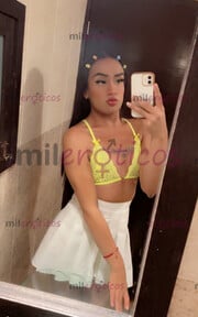 DELICIOSA TRANS CHICHONA DE PIEL MORENA BUEN CULO Y JUGOSA VERGA ÚLTIMOS DÍAS BB - FOTO 1