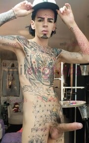FLACO BLANCO TATUADO VERGON ACTIVO MORBOSO - FOTO 9