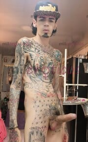 FLACO ACTIVO MORBOSO TATUADO BLANCO VERGON - FOTO 4
