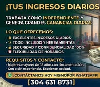 . ¡TRABAJA COMO INDEPENDIENTE Y GENERA GRANDES INGRESOS DIARIOS! - FOTO 10