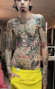 FLACO ACTIVO SERIO RESERVADO TATUADO MORBOSO - FOTO 9