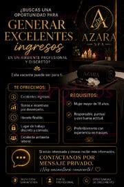 VACANTE PARA MASAJISTA HORARIO FLEXIBLE EXCELENTES INGRESOS - FOTO 3