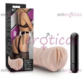 MASTURBADOR DE VAGINA TEXTURIZADO RAIN CON BALA VIBRATORIA - FOTO 8