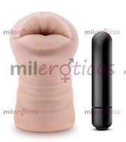 MASTURBADOR ANGIE EN FORMA DE BOCA CON BALA VIBRATORIA - FOTO 7