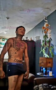 JOVEN 19CM VARONIL DISPONIBLE .. MORENO TATUADO RICO PARA COMPLACERTE COMPAS. - FOTO 1