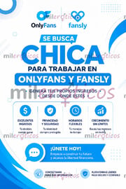 SE BUSCA CHICA PARA TRABAJAR EN ONLYFANS Y PLATAFORMAS DE CONTENIDO - FOTO 1