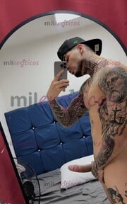 VERGÓN TATUADO Y MUSCULOSO VEN TE COJO BIEN RICO Y TE PREÑO - FOTO 5