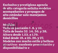EXCLUSIVA AGENCIA SOLICITA EXCLUSIVAS MODELOS PREPAGOS PARA TRABAJAR - FOTO 9