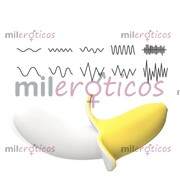 BANANA VIBRADORA RECARGABLE MULTIPLES FUNCIONES - FOTO 1