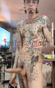 FLACO VERGON SERIO ACTIVO TATUADO. MORBOSO - FOTO 2