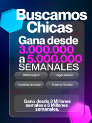 BUSCAMOS CHICAS PARA TRABAJAR EN CASA DE CHICAS Y PLATAFORMAS - FOTO 3