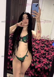DANIELA LINDA FLACA GEMELA PELINEGRA RECIÉN LLEGADA A LA CIUDAD - FOTO 7