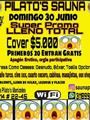 Pilato s Sauna, reconocimiento a nuestros clientes. Este domingo. Cover 5.000