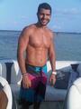 Italiano fabio por primera vez, masajista profesional f. Feliz