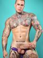 Musculoso Macho inter xxl lechero, con lugar trató relax