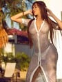 Muñeca educada impactante hermosa verdadera sin portero