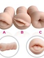 Masturbador masculino realista vagina, boca o ano