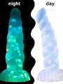 FOTOS DE CONSOLADOR PLUG ANAL FLORECENTE DE SILICON QUE MIDE 13.8 CM