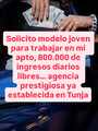 FOTOS DE OFREZCO TRABAJO EN TUNJA PARA MODELO EN MI APTO, INGRESOS SEGUROS