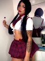 FOTOS DE SOLO DOMICILIO, HERMOSA, DELGADA, SENSUAL TATUADA CON MUCHO DESEO DE PLACER.