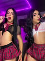 FOTOS DE TRIO CON DOS ESTUDIANTES TRANS VERSATILES COMPLACIENTES CUMPLIENDO FANTASÍAS