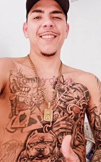 Meu nome e dante tenho 27 anos 1 75 de altura e 65 kg todo tatuado e bem adotado atendo mulheres e casais sou amp educado paciente de boa presenca no...
